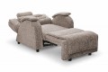 Fotel rozkładany SIESTA - tkanina Snow 1 - REDAM MEBL