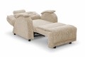 Fotel rozkładany SIESTA - tkanina Snow 4 - REDAM MEBL