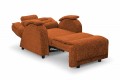 Fotel rozkładany SIESTA - tkanina Snow 9 - REDAM MEBL