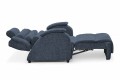 Fotel rozkładany SIESTA - tkanina Snow 17 - REDAM MEBL