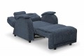 Fotel rozkładany SIESTA - tkanina Snow 17 - REDAM MEBL